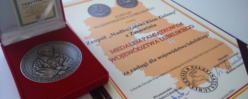 „Medal Pamiątkowy Województwa  Lubelskiego” dla zespołu z Zanowinia